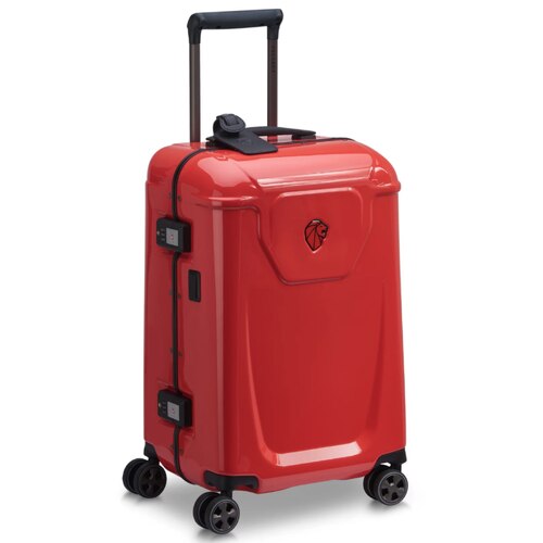 Delsey Peugeot 55 cm 4-Wheel Cabin Suitcase - Red