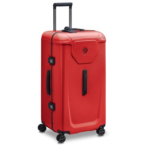 Delsey Peugeot 80 cm 4-Wheel Trunk Suitcase - Red