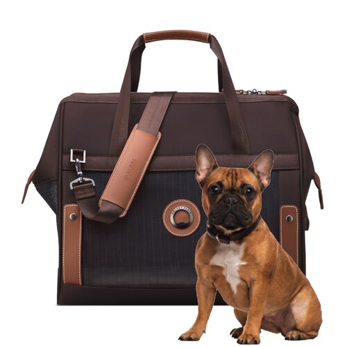 Delsey Chatelet Air 2.0 Pet Animal Travel Carrier Bag - Brown