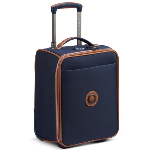 Delsey Chatelet Air 2.0 - 40 cm Underseater Suitcase with Laptop Pocket - Navy Blue