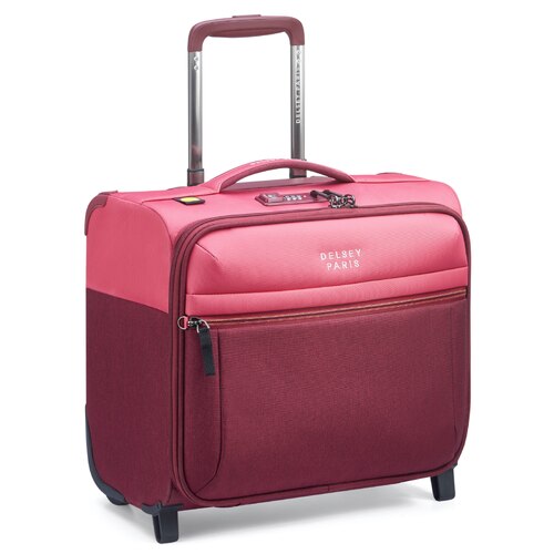 Delsey Brochant 3 - 38 cm 2-Wheel Underseater Cabin Suitcase - Pink