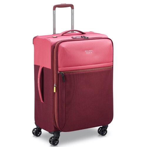 Delsey Brochant 3 - 67 cm 4-Wheel Expandable Suitcase - Pink