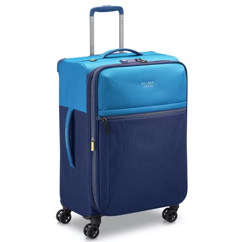 Delsey Brochant 3 - 67 cm 4-Wheel Expandable Suitcase - Ultramarine Blue