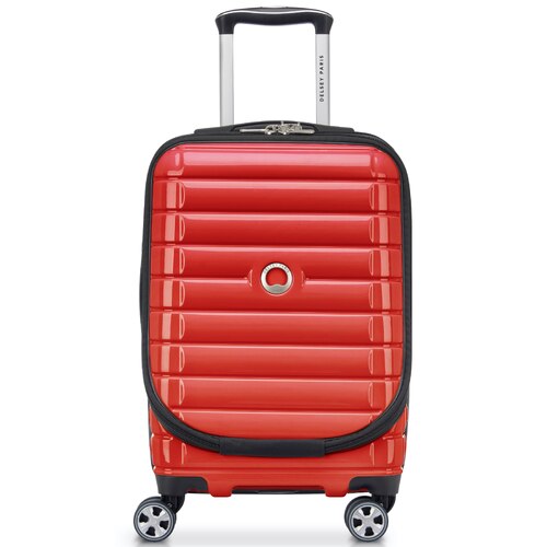 Delsey Shadow 5.0 - 55 cm 15" Laptop Front Loader Cabin Suitcase - Red