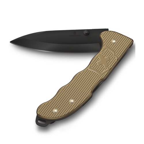 Victorinox Evoke BS Alox Swiss Army Knife - Black Oxide / Beige