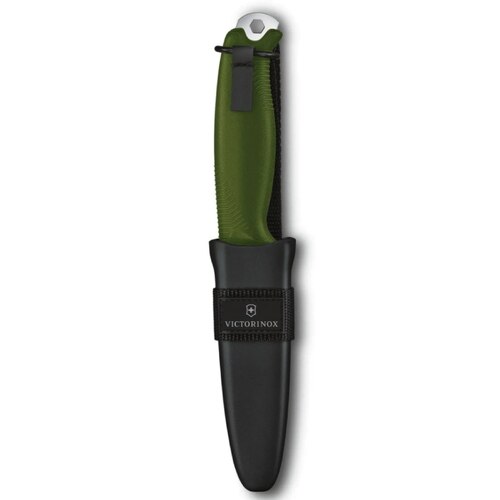 Victorinox Venture Knife with Sheath and Belt Carry Loop - Olive