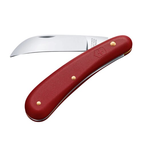 Victorinox Pruning Knife with (65mm) Curved Blade - Red