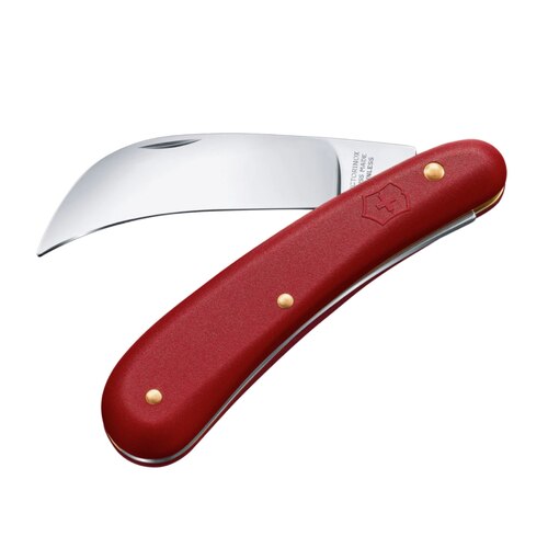 Victorinox Pruning Knife with (68mm) Curved Blade - Red