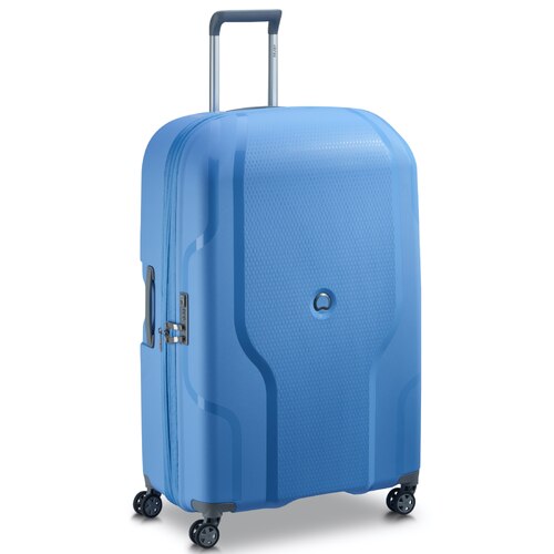 Delsey Clavel 83 cm 4-Wheel Expandable Suitcase - Lavender Blue (Recycled Material)