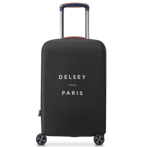 Delsey Suitcase Cover - Small (Fits 55 cm - 66 cm Suitcase) - Black