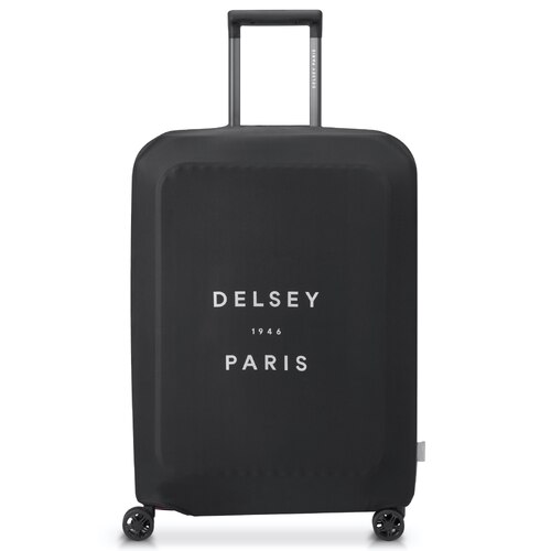 Delsey Suitcase Cover - Medium (Fits 66 cm - 76 cm Suitcase) - Black