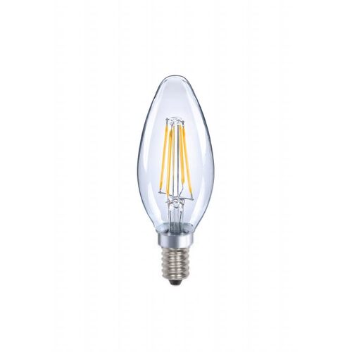 Green Earth : 4 Watt - LED Clear Candle COC Small Edison (E14) Warm 2700K 20,000hrs (Non-Dimmable)