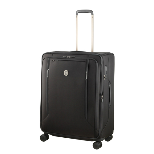 Victorinox Werks Traveller 6.0 - 70cm Dual-Caster Expandable Softside Large Suitcase - Black