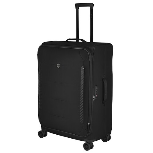 Victorinox Crosslight 76 cm Large Expandable Softside Suitcase - Black