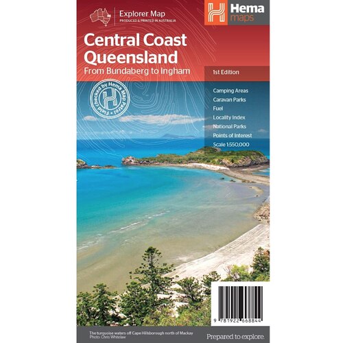 Hema Map Central Coast Queensland - 1st Edition