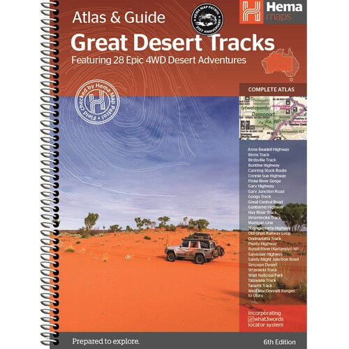 Hema Great Desert Tracks Atlas and Guide (Spiral Bound) 6th Edition