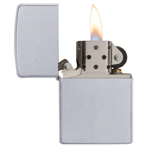 Zippo Satin Chrome Lighter