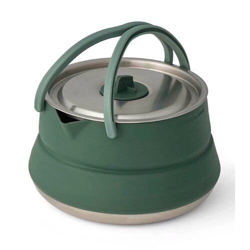 Sea To Summit Detour Stainless Steel Collapsible 1.6L Kettle - Green