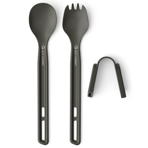 Sea To Summit Frontier Ultralight Cutlery Set (2 Piece) - Long Handle Spoon and Spork