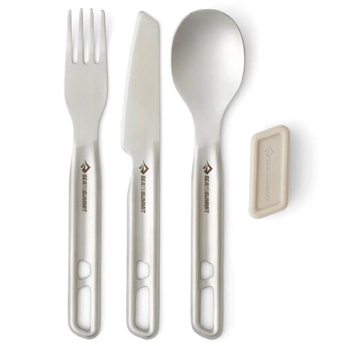 Sea To Summit Detour Stainless Steel 1 Person Cutlery Set - 3 Piece