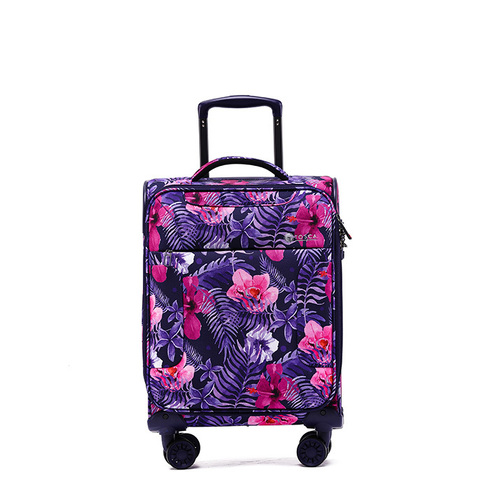 Tosca So Lite 3.0 - 52cm 4 Wheel Carry On Suitcase - Flower