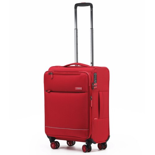 Tosca So Lite - 54 cm 4-Wheel Carry-On Suitcase - Red