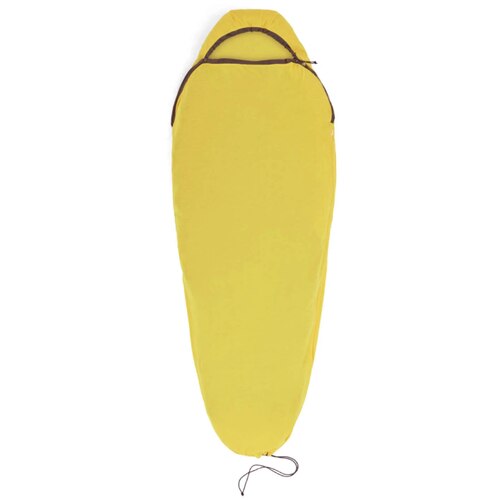 Sea To Summit Reactor Sleeping Bag Liner - Compact Mummy with Drawcord - Yellow