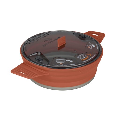 Sea to Summit X-Pot 1.4L Collapsible Cooking Pot - Rust