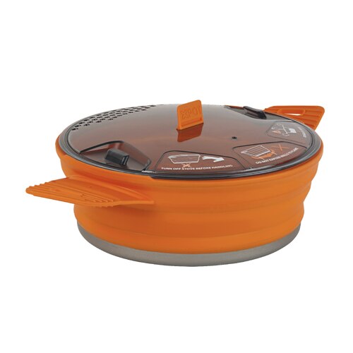 Sea to Summit X-Pot 1.4L Collapsible Cooking Pot - Orange - Storage Sack Included