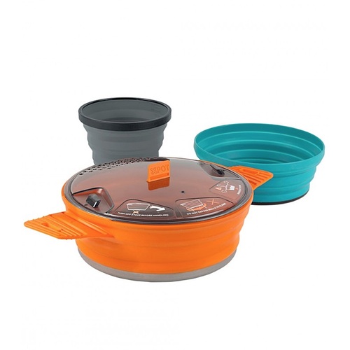 Sea to Summit X-Set 21 - 1.4L X-Pot, 1 X-Bowl and 1 X-Mug - Orange