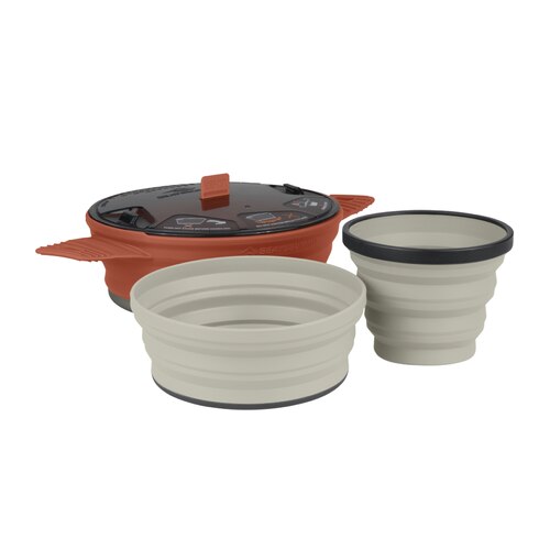 Sea to Summit X-Set 21 - 1.4L X-Pot, 1 X-Bowl and 1 X-Mug - Rust