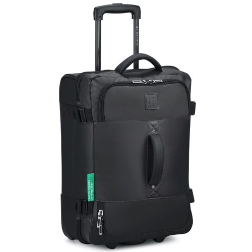 Delsey Benetton Now! 53 cm Wheeled Duffle Bag - Black