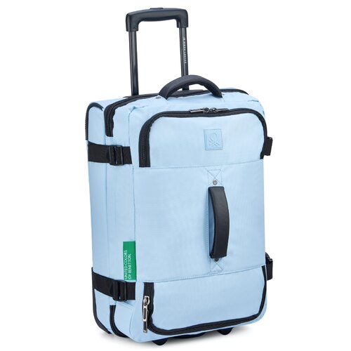 Delsey Benetton Now! 53 cm Wheeled Duffle Bag - Light Blue