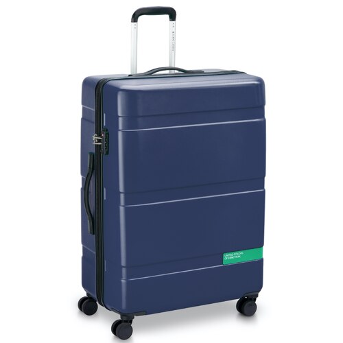 Delsey Benetton Now! 76 cm 4-Wheel Large Spinner Case - Navy