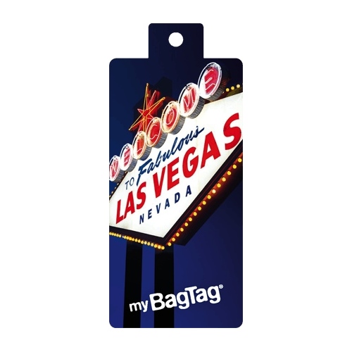 MyBagTag Suitcase Tag Twin Pack - Las Vegas Sign