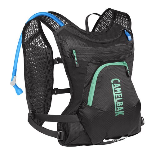 Camelbak Women's Chase Bike Vest - 1.5L Hydration Vest - Black / Mint