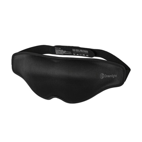 Dreamlight Ease Lite - Light-Blocking and Compact Eye Mask - Black