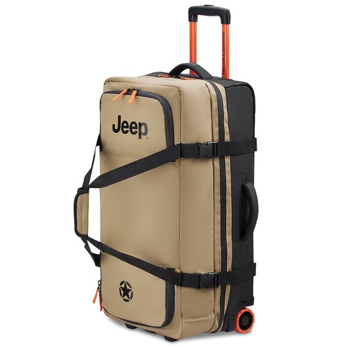 Jeep 73 cm 2-Wheel Rolling Duffle Bag - Warm Sand (JS005A)