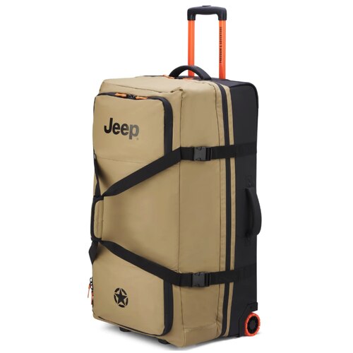 Jeep 82 cm 2-Wheel Rolling Duffle Bag - Warm Sand (JS005A)