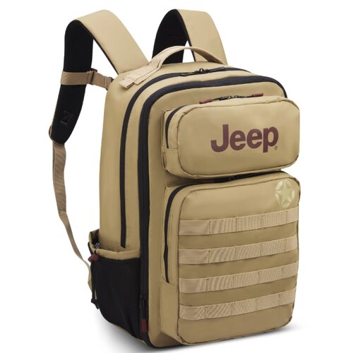 Jeep Tactical 15.6" Laptop Backpack - Beige (JS010B)