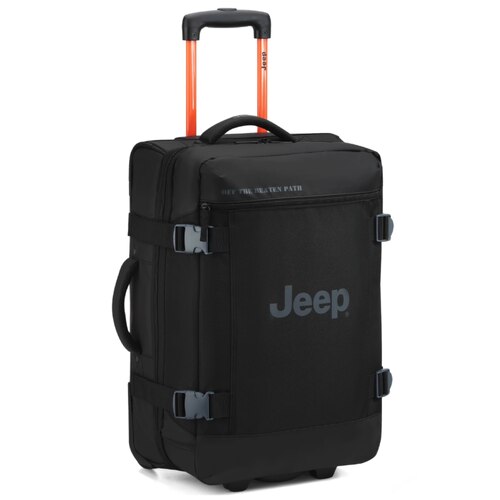 Jeep 55 cm 2-Wheel Rolling Duffle Bag - Black (JS007C)