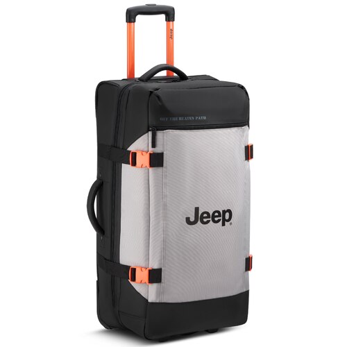 Jeep 73 cm 2-Wheel Rolling Duffle Bag - Grey Drizzle (JS007C)