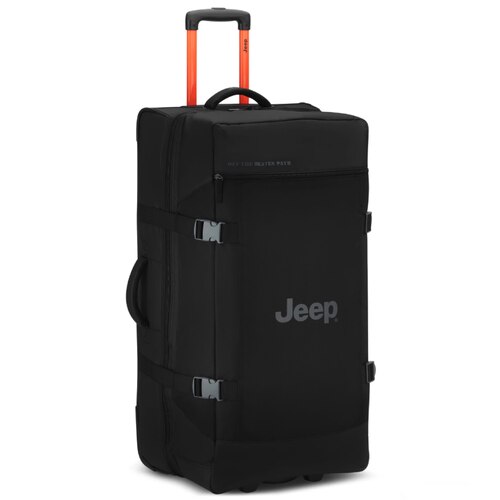 Jeep 82 cm 2-Wheel Rolling Duffle Bag - Black (JS007C)