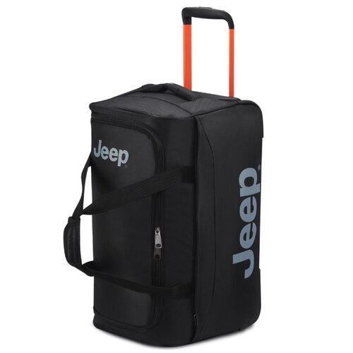 Jeep 55 cm 2-Wheel Rolling Duffle Bag - Black (JS009D)