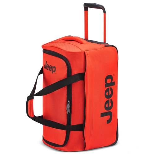 Jeep 55 cm 2-Wheel Rolling Duffle Bag - Orange (JS009D)