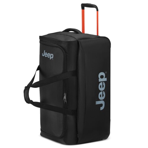 Jeep 73 cm 2-Wheel Rolling Duffle Bag - Black (JS009D)