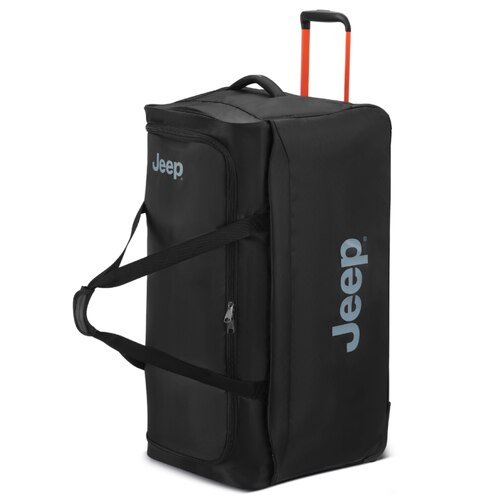 Jeep 82 cm 2-Wheel Rolling Duffle Bag - Black (JS009D)