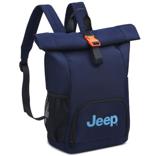 Jeep Rolltop 17" Laptop Backpack - Navy (JS016D)