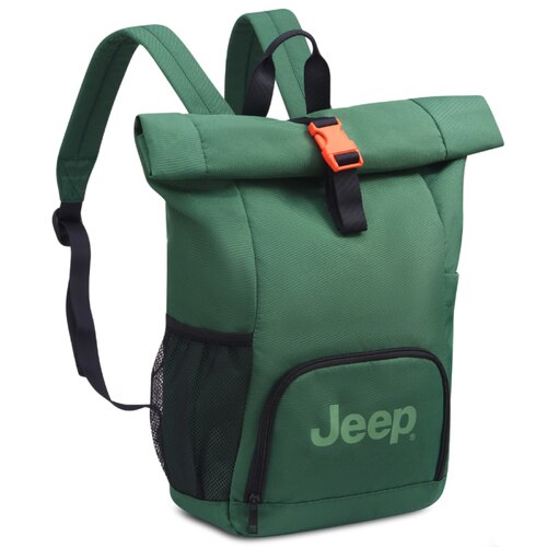 Jeep Rolltop 17" Laptop Backpack - Green (JS016D)