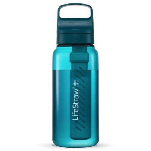 LifeStraw Go 2.0 - 1L Water Filter Bottle - Laguna Teal